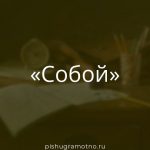 Морфологический разбор 
