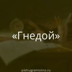 Морфологический разбор 