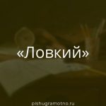 Морфологический разбор 