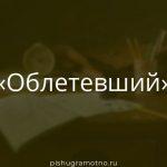 Морфологический разбор 