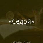 Морфологический разбор 