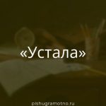 Морфологический разбор 