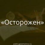 Морфологический разбор 