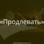 Морфологический разбор 