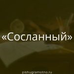 Морфологический разбор 