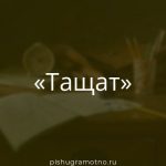 Морфологический разбор 