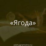 Морфологический разбор 