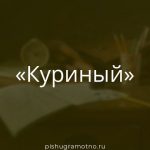 Морфологический разбор 