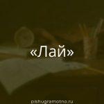 Морфологический разбор 