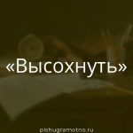 Морфологический разбор 