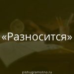 Морфологический разбор 