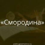 Морфологический разбор 