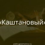 Морфологический разбор 