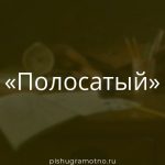 Морфологический разбор 