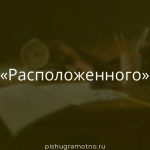 Морфологический разбор 