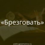 Морфологический разбор 