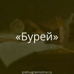 Морфологический разбор 