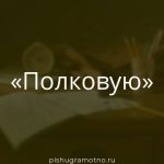 Морфологический разбор 