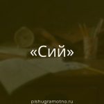 Морфологический разбор 