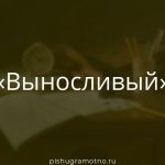 Морфологический разбор 