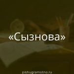 Морфологический разбор 