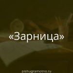 Морфологический разбор 