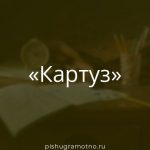 Морфологический разбор 