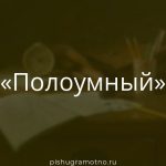 Морфологический разбор 