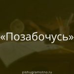 Морфологический разбор 