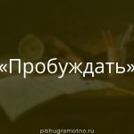 Морфологический разбор 
