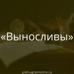 Морфологический разбор 