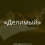 Морфологический разбор 