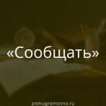 Морфологический разбор 