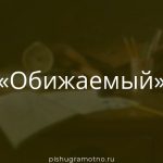 Морфологический разбор 