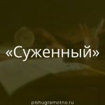 Морфологический разбор 