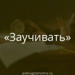 Морфологический разбор 